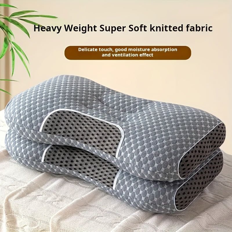 HexoNeck Ergonomic Neck Pillow for Adults – Sleep Support with 7D Fiber Core