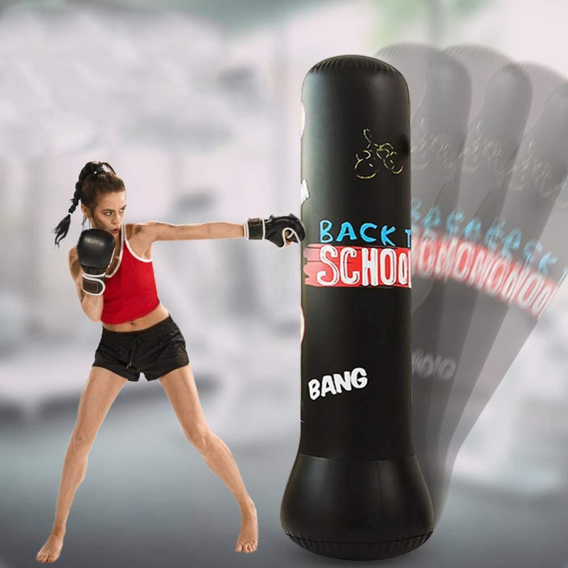 Premium Inflatable Free Standing Punching Bag 62 in