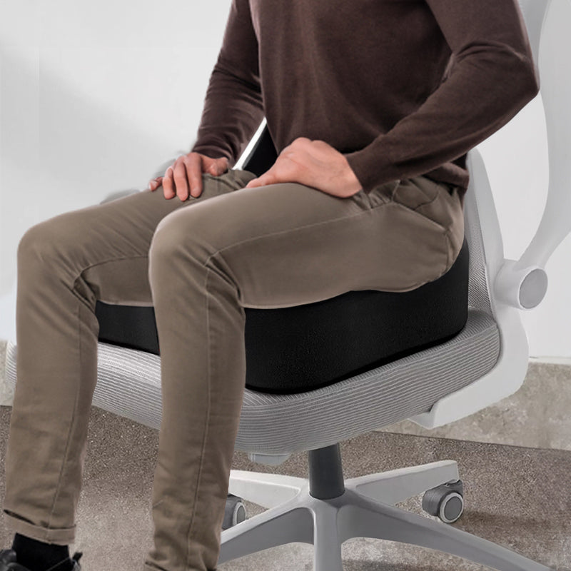 HexoSeat Memory Foam Car Cushion – Ergonomic Pain Relief for Back & Coccyx