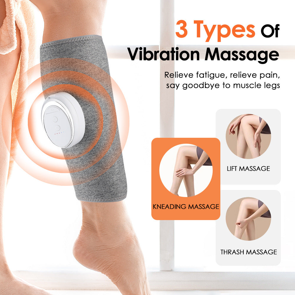 HexoLeg Cordless Air Compression Calf Massager with Heat & Smart Pressure Relief