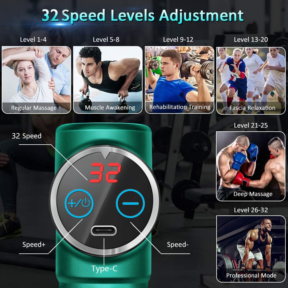 HexoRecover Mini Muscle Relief Massage Gun