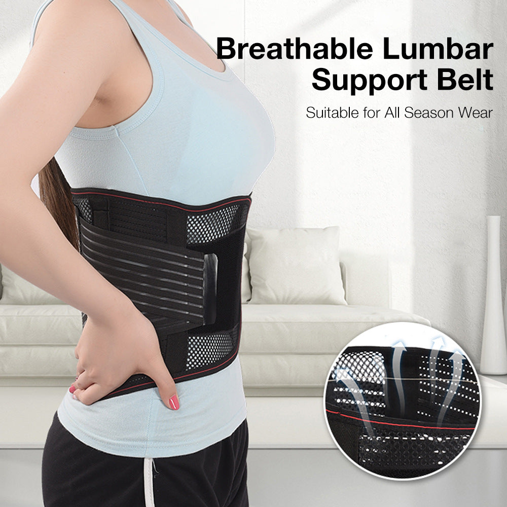 HexoSpine – Lumbar Support Belt with Breathable Mesh & Double Stabilization
