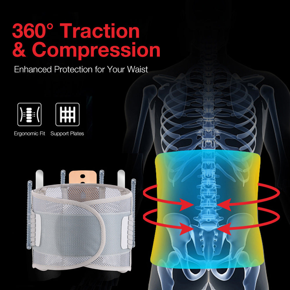 HexoSpine – Lumbar Support Belt with Breathable Mesh & Double Stabilization