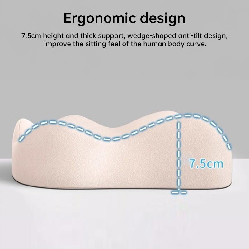 HexoSeat Memory Foam Car Cushion – Ergonomic Pain Relief for Back & Coccyx
