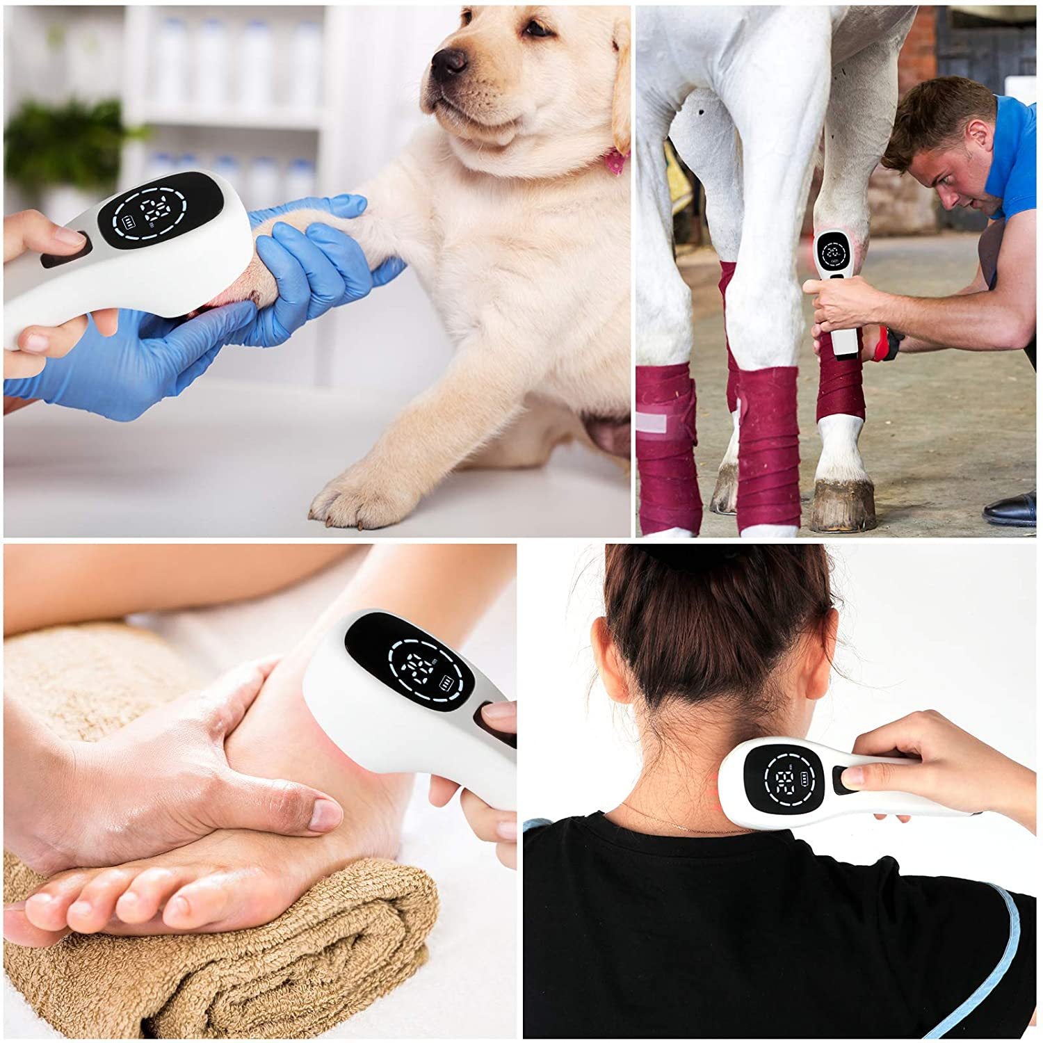 HexoBeam Red Light Laser Therapy Massager
