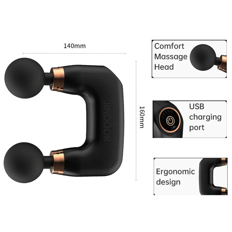 HexoPulse – Double-Headed Percussion Massage Gun