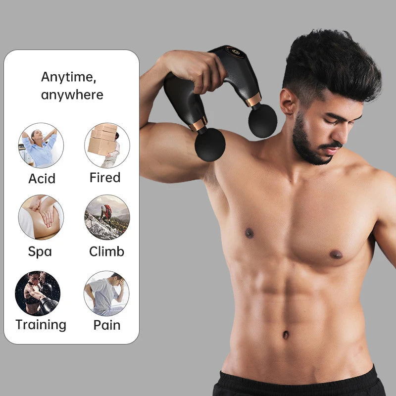 HexoPulse – Double-Headed Percussion Massage Gun