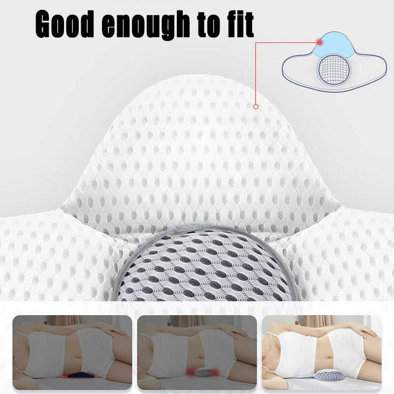 HexoBack Lumbar Support Sleep Pillow
