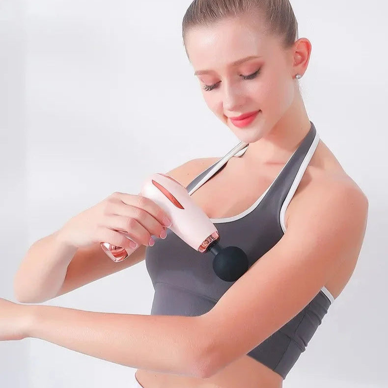 HexoRecover Mini Deep Tissue Massage Gun – 6-Speed, Quiet & Portable Muscle Relief