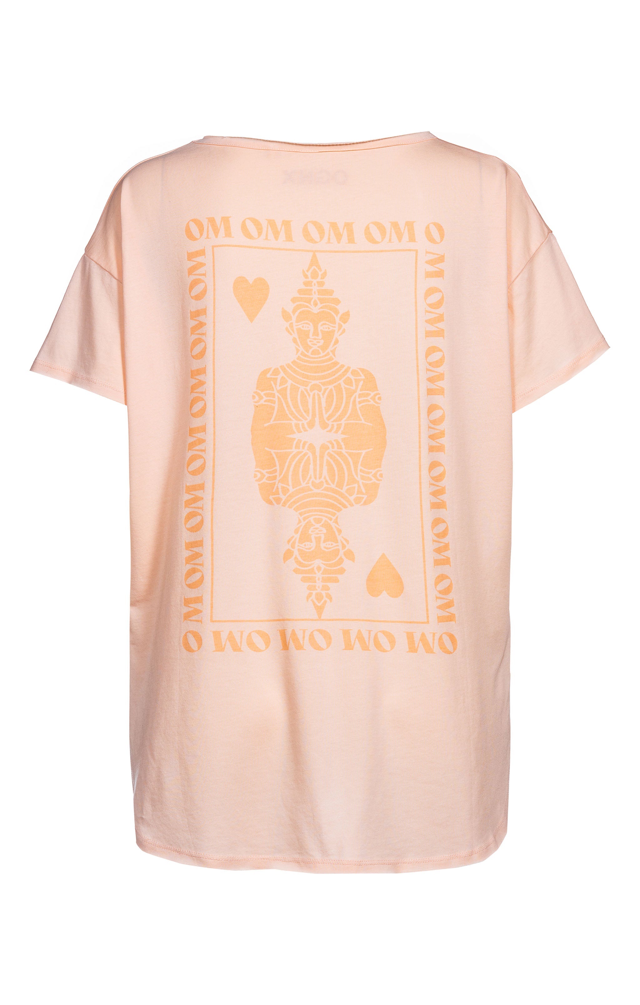 Yoga Weites T-Shirt Buddha - rosa