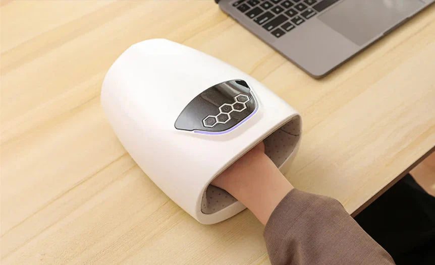 HexoPalm – Electric Heat & Compression Hand Massager