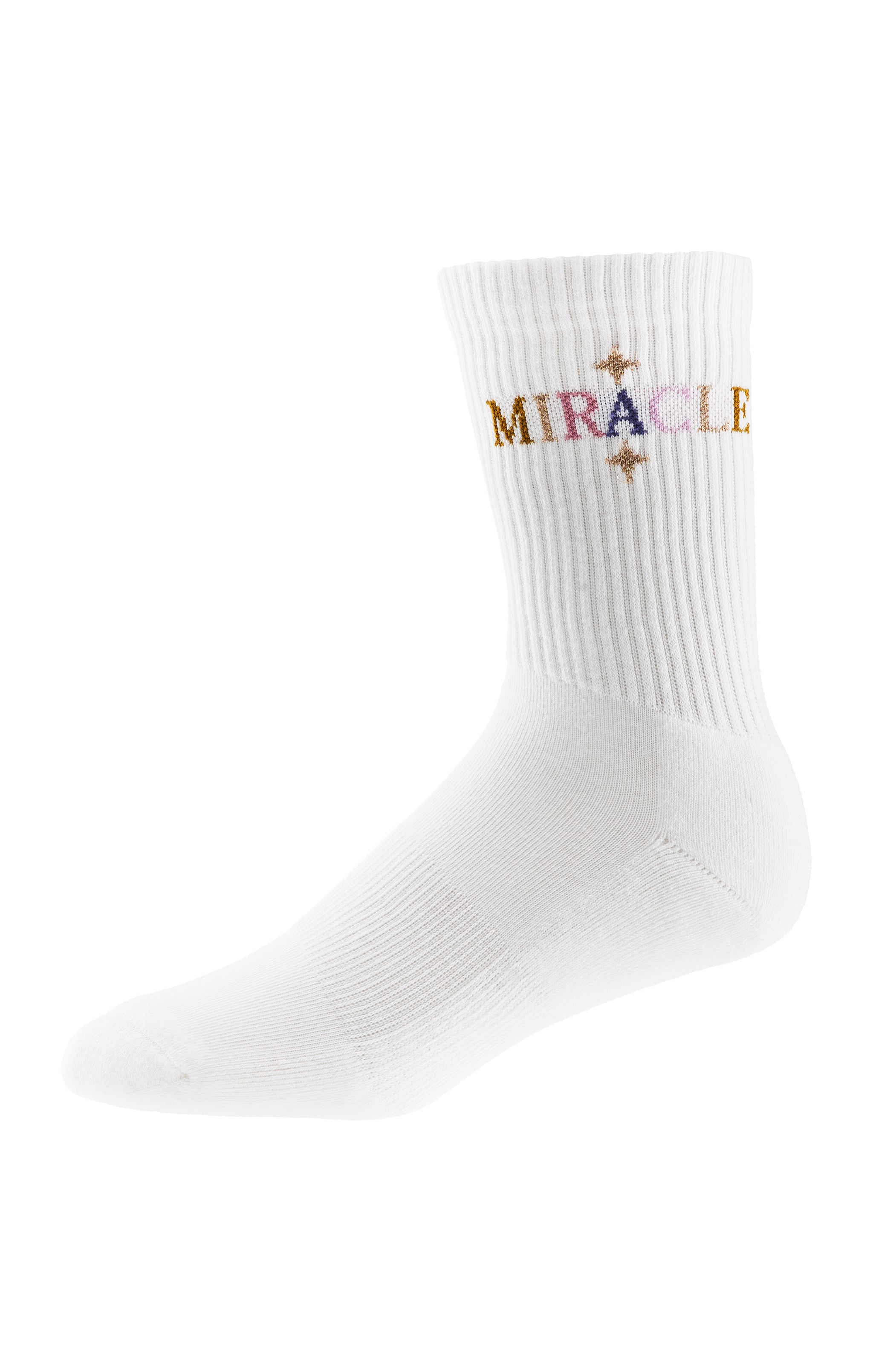 Yoga Sportstrümpfe Miracle Stars - weiß