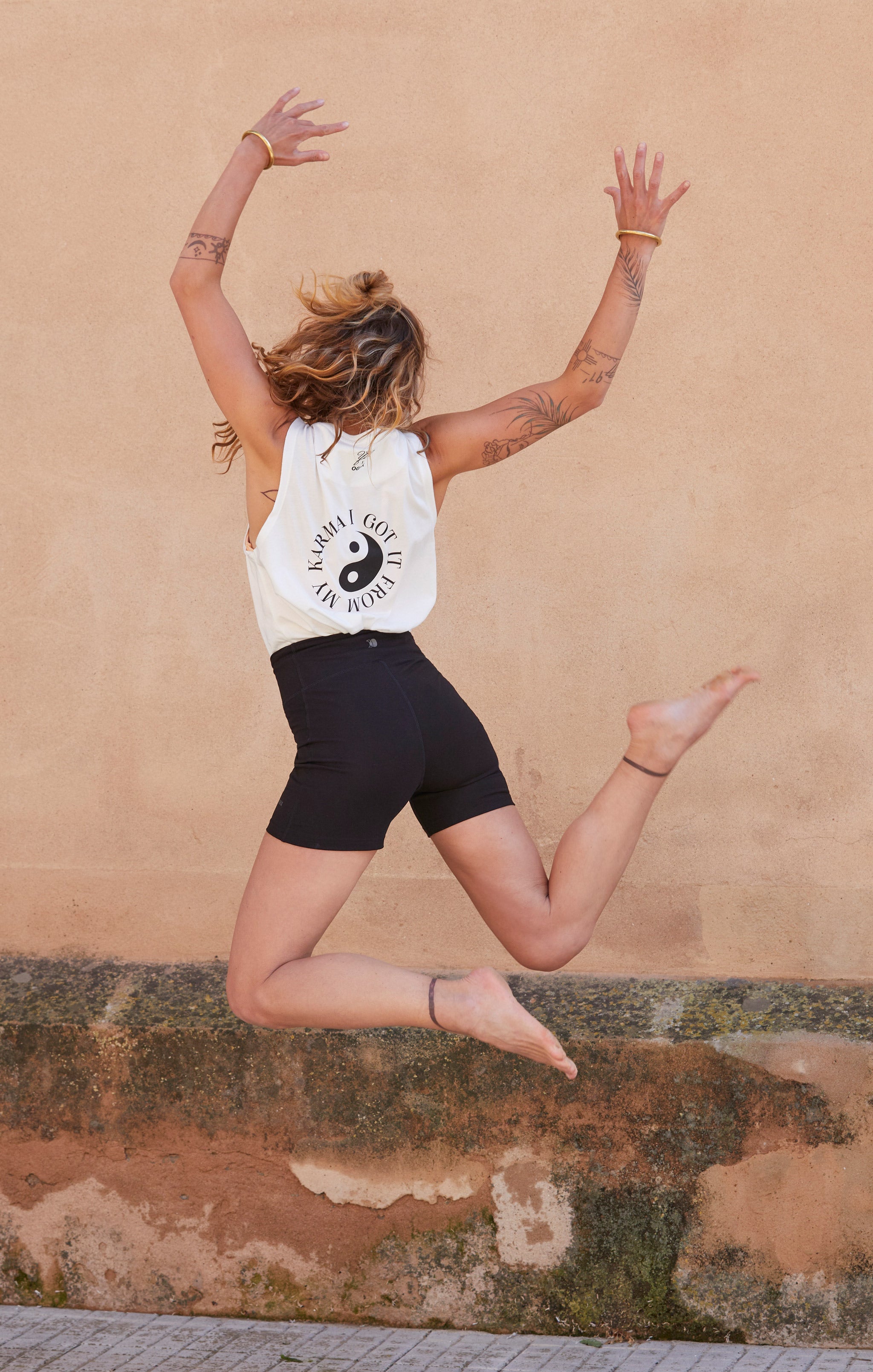 Yoga Sporttop - weiß