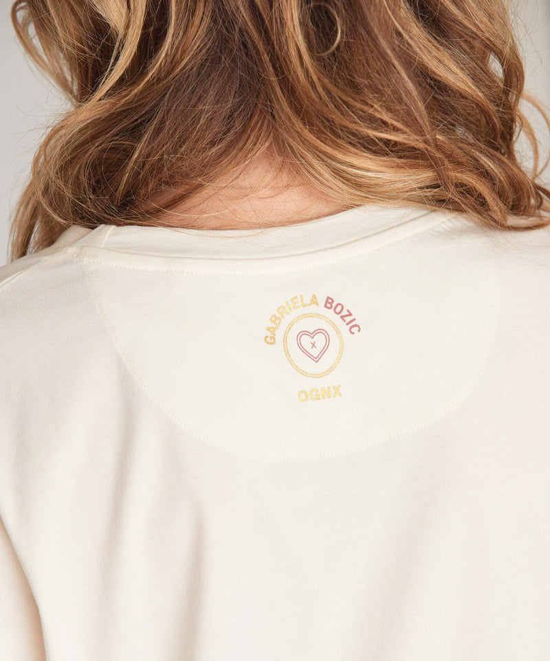 Yoga Boxy T-Shirt - weiß