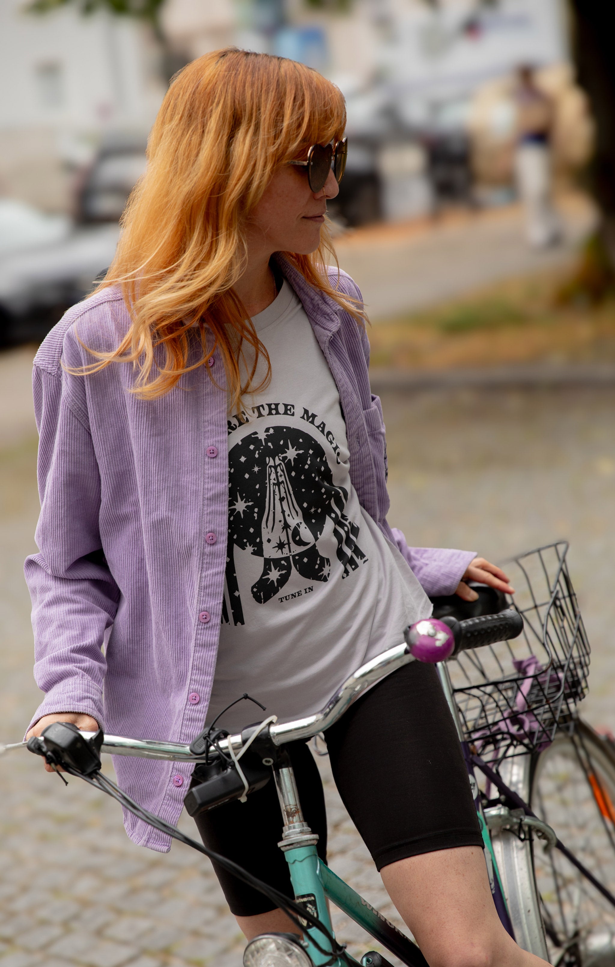 Yoga Boxy T-Shirt - lila