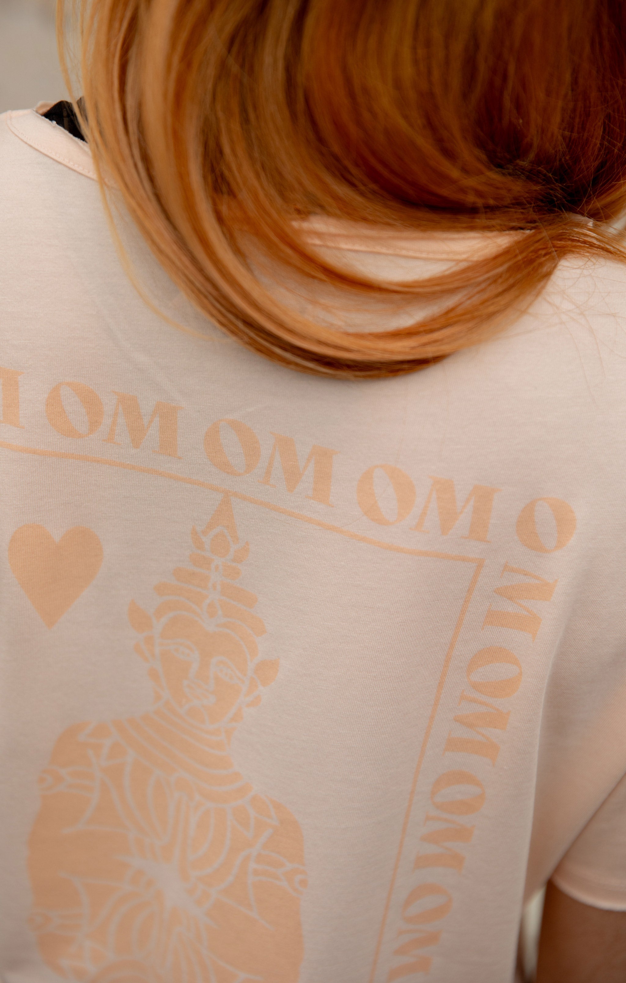 Yoga Weites T-Shirt Buddha - rosa
