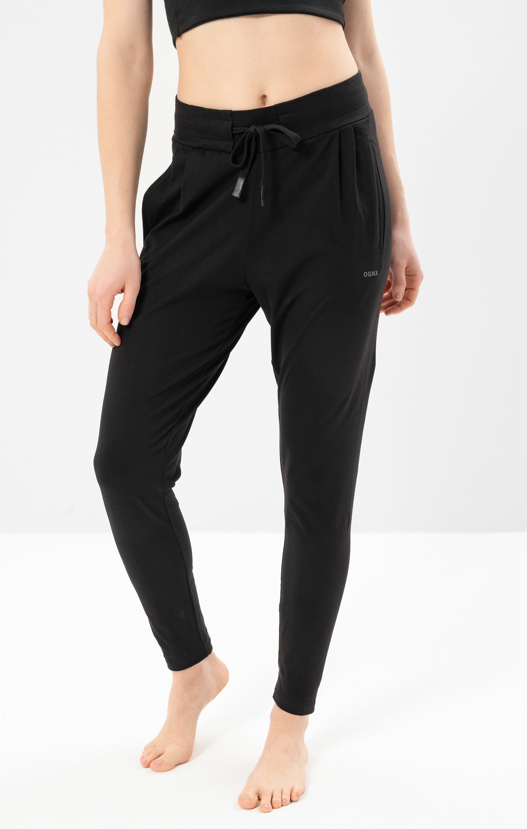 Yoga Basic Haremshose - schwarz