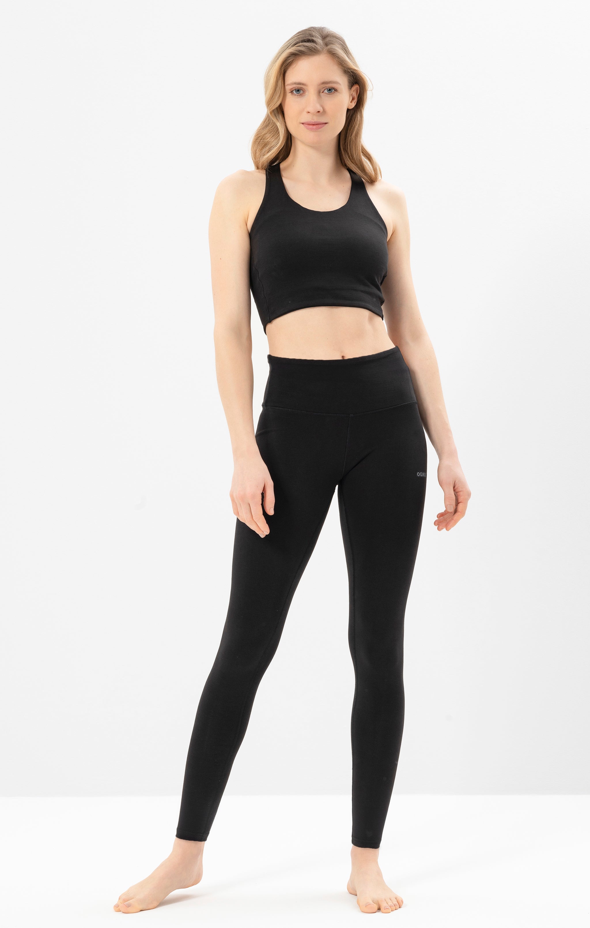 Yoga Basic Leggings Tencel - schwarz