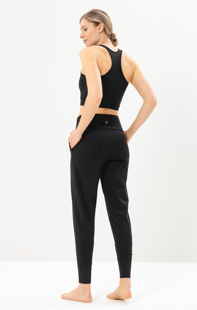 Yoga Basic Loungehose - schwarz