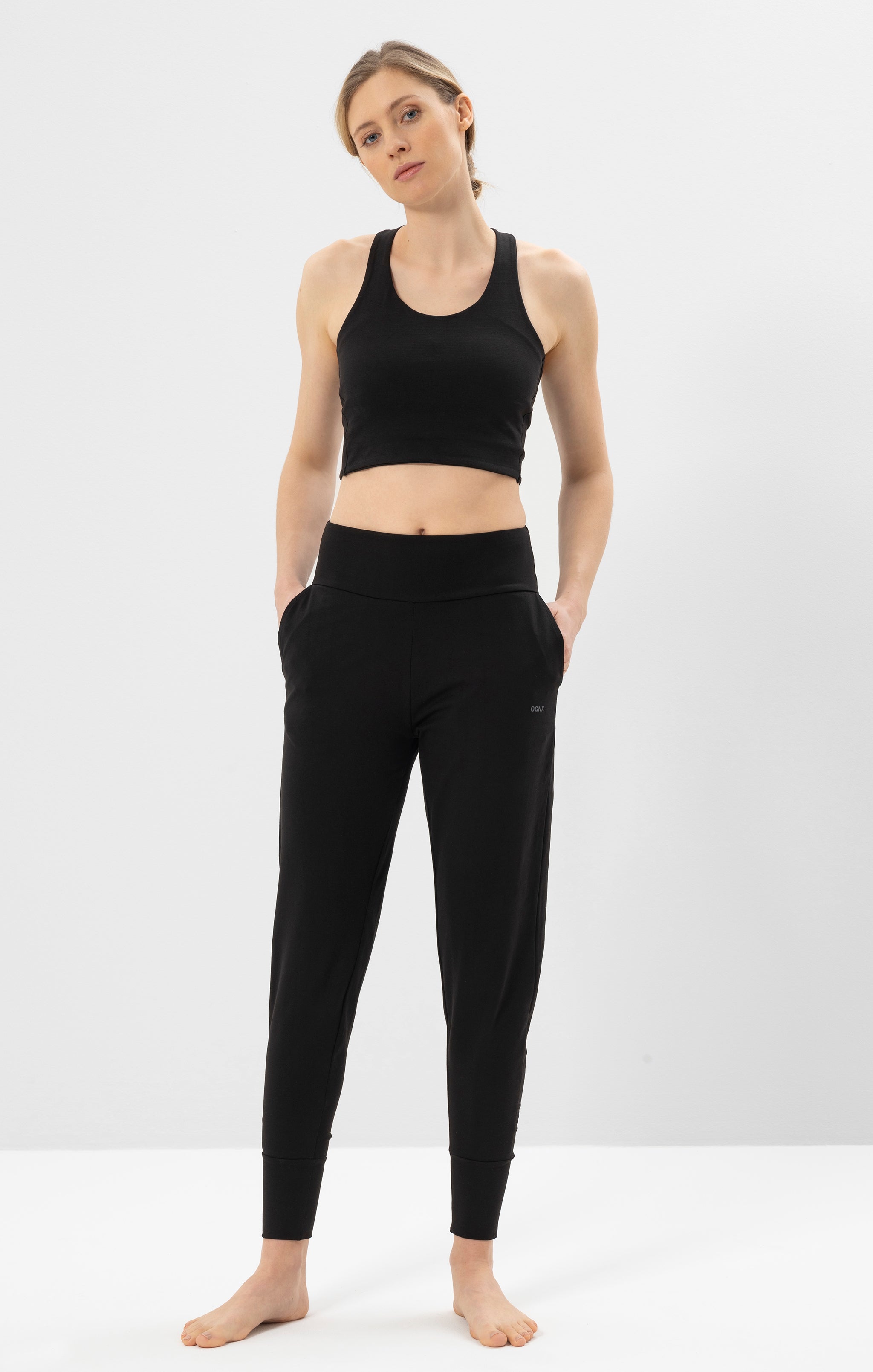 Yoga Basic Loungehose - schwarz