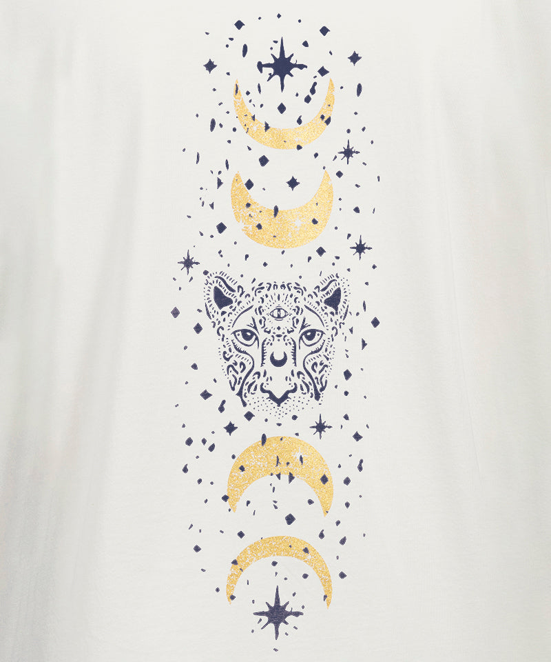 Yoga Boxy T-Shirt Moonlight - weiß
