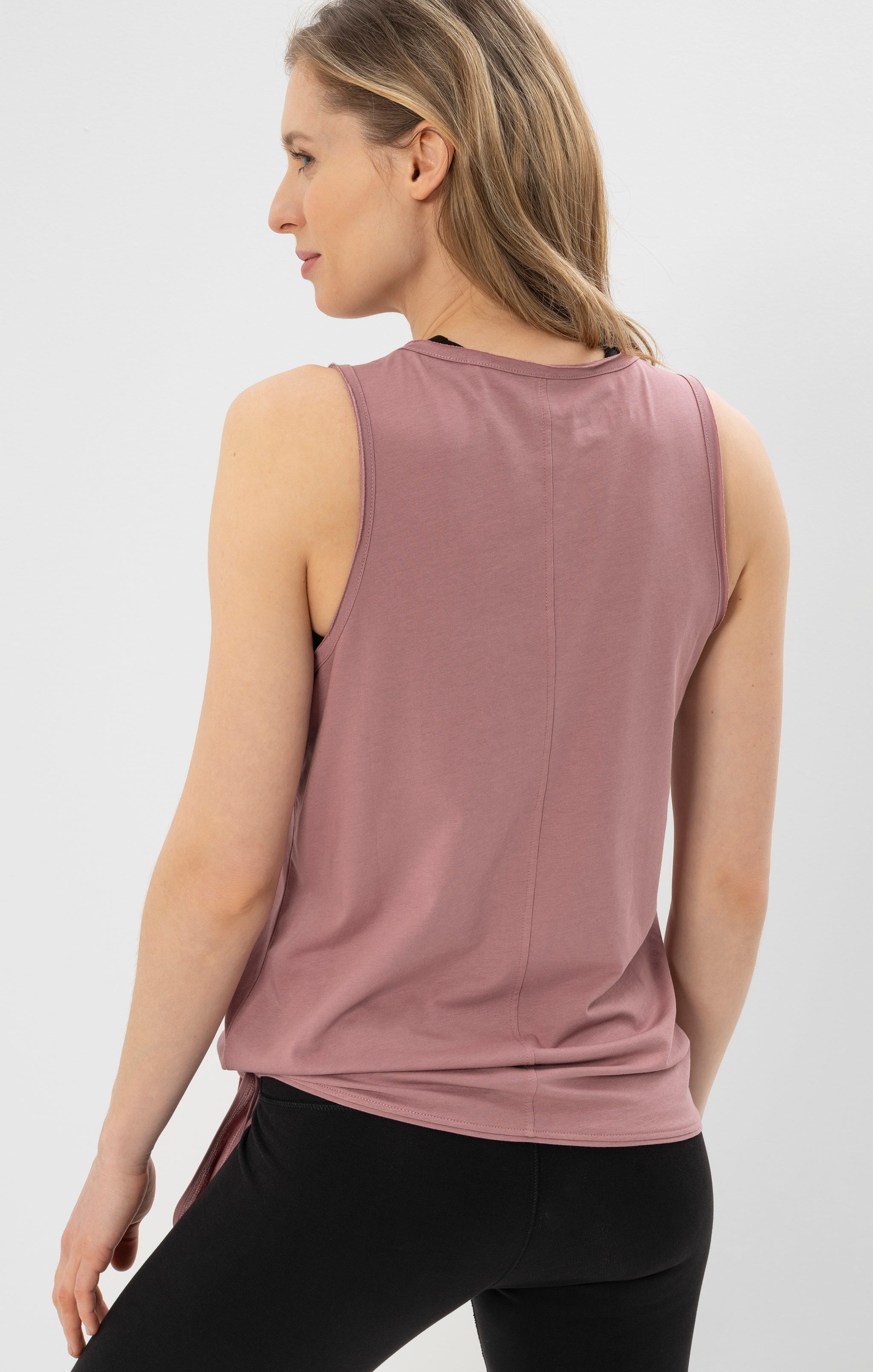 Yoga Knoten Tank Moon - rosa