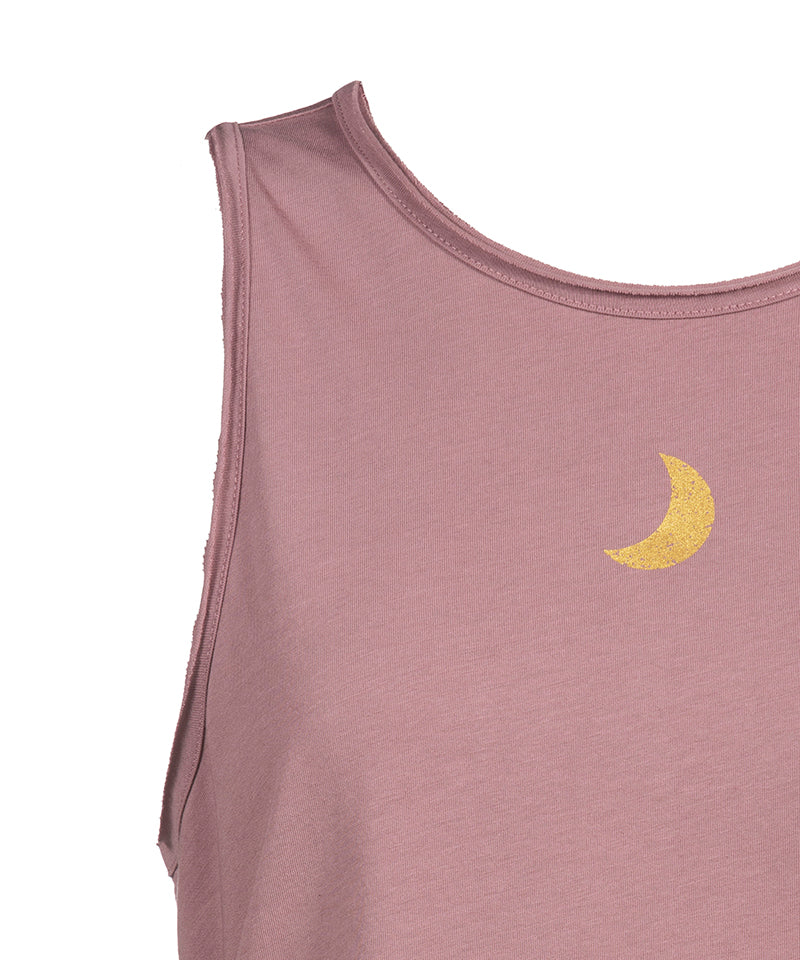 Yoga Knoten Tank Moon - rosa