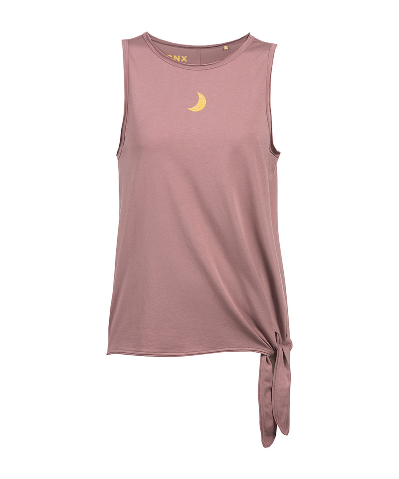 Yoga Knoten Tank Moon - rosa