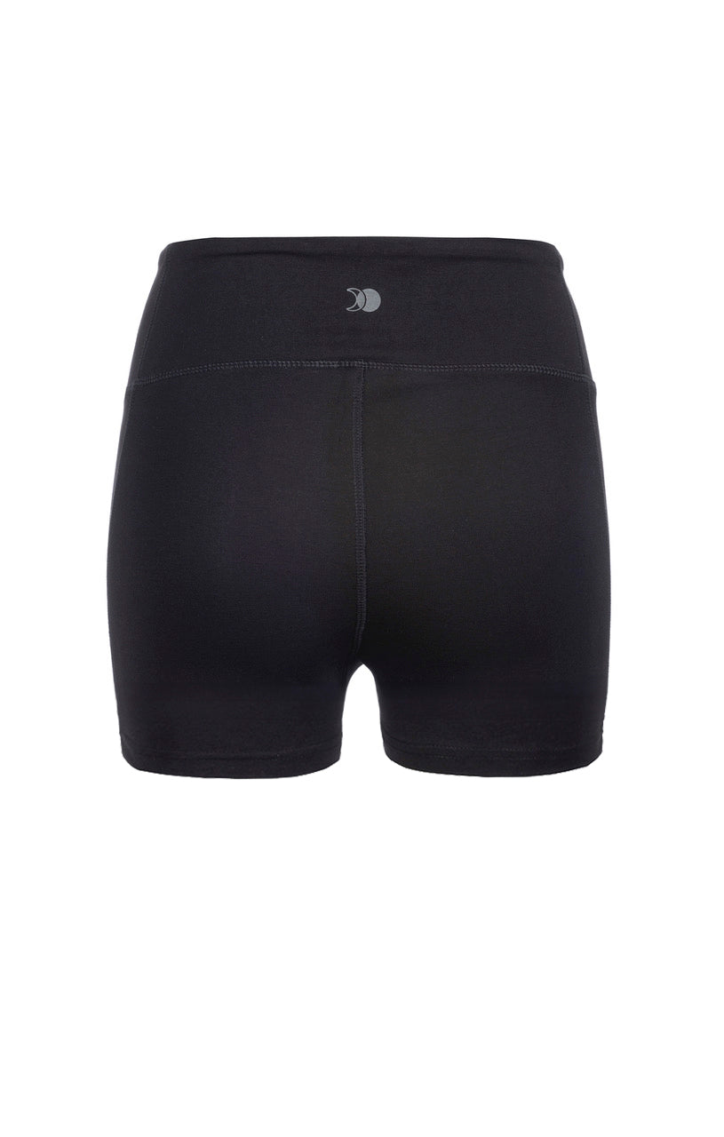 Yoga Basic Shorts Tencel - schwarz