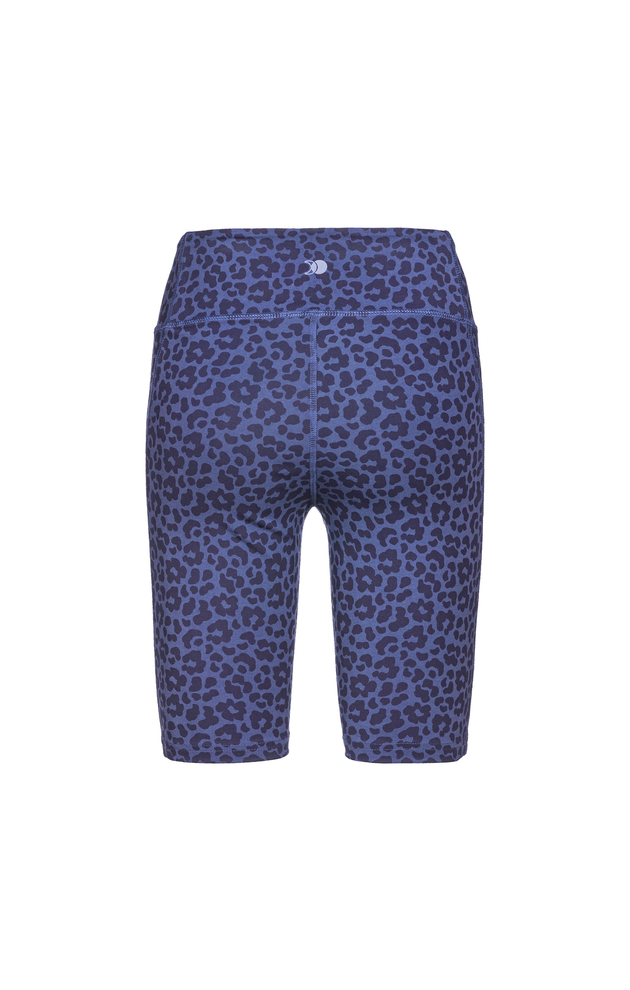 Yoga Bikerhose Leo Flower Tencel - blau