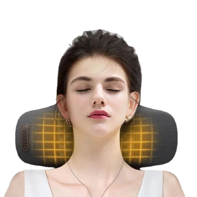 HexoNeck Cervical Massage Pillow with Heat & Vibration