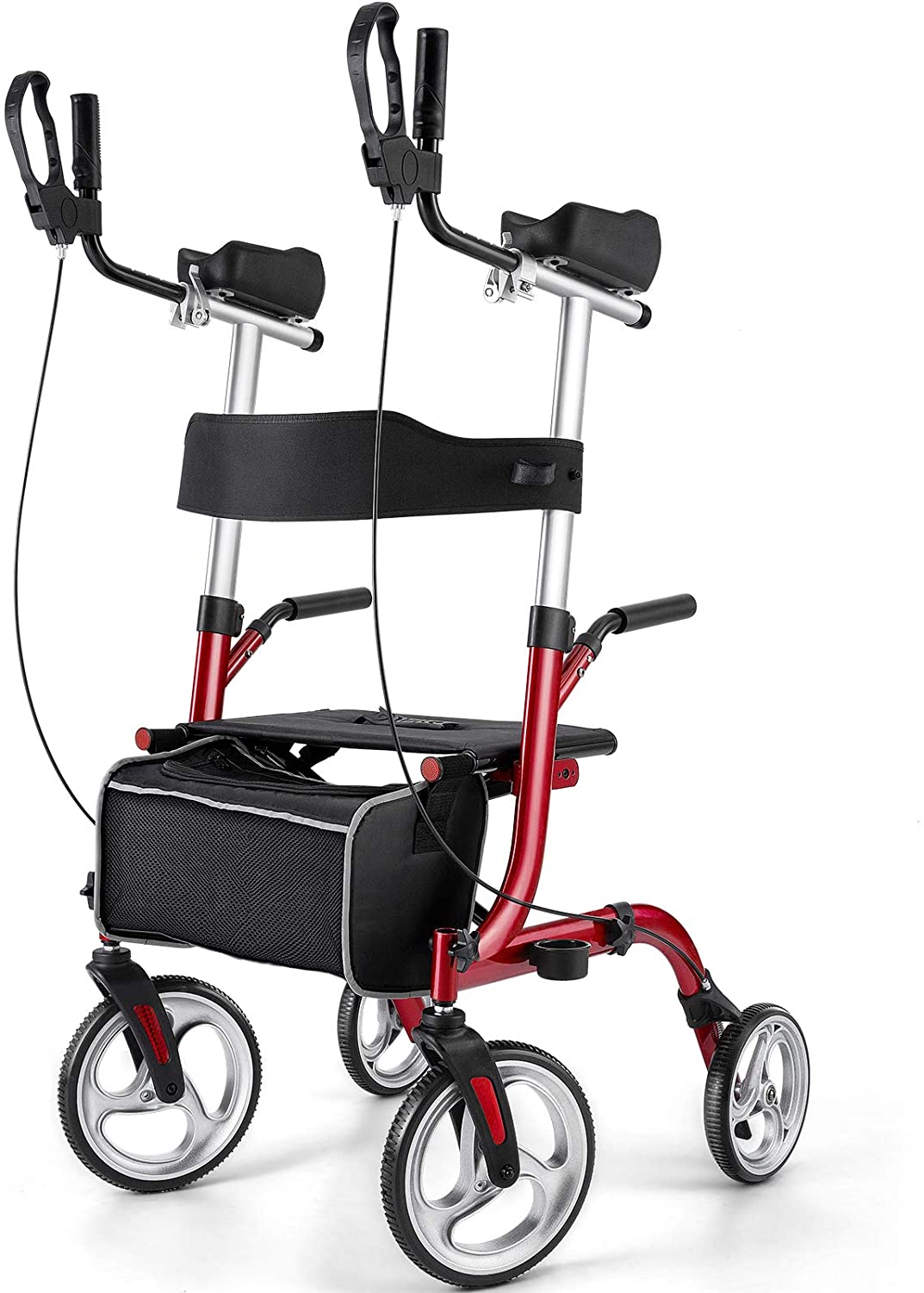 Standing Upright Senior Straight Walker / Rollator