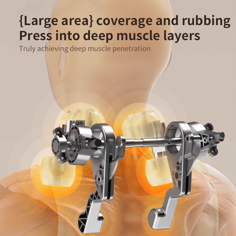 HexoNeck – Heated Neck & Shoulder Massager for Pain Relief & Relaxation