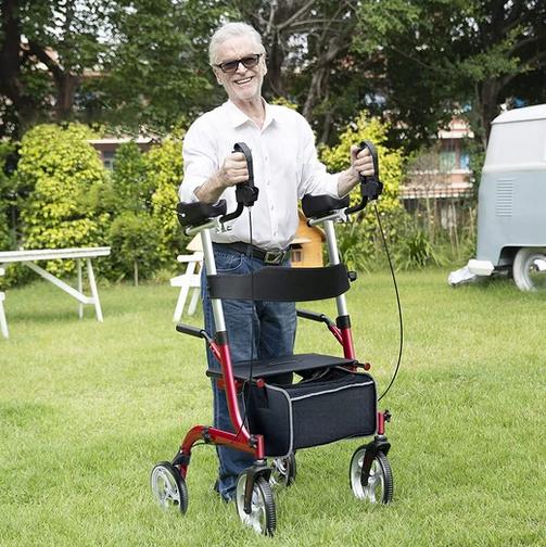Standing Upright Senior Straight Walker / Rollator