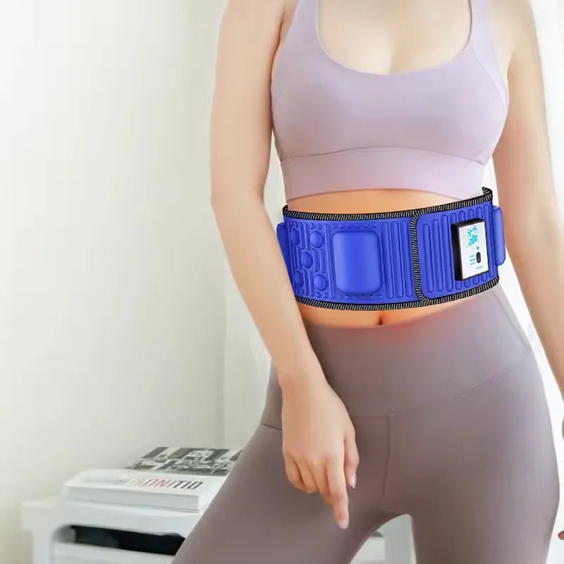 HexoTone Smart Vibration Massage Belt for Fat Burning, Muscle Relief & Fitness Support
