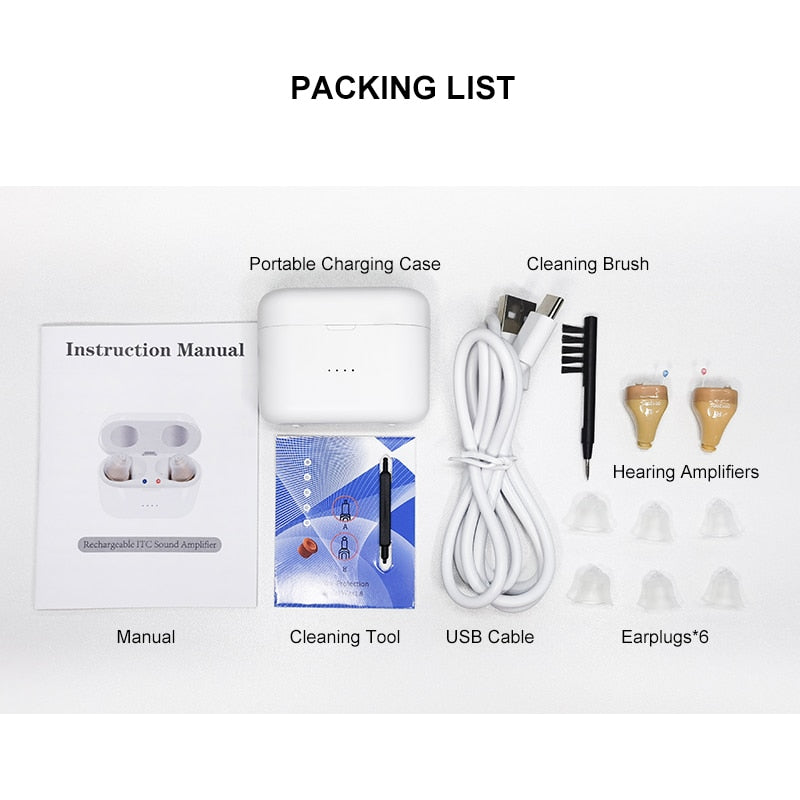 HexoSound Rechargeable Hearing Aids