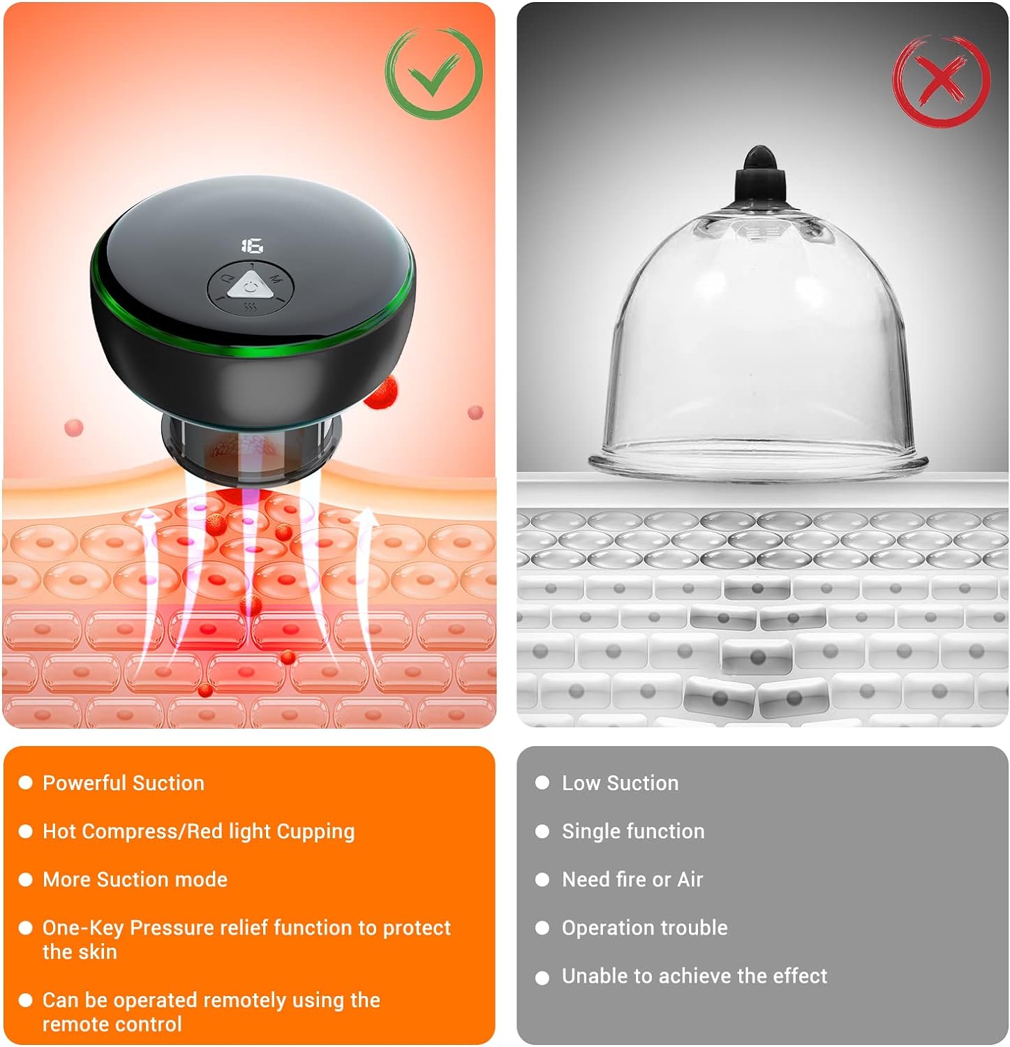 HexoMassage Smart Cupping Therapy Device