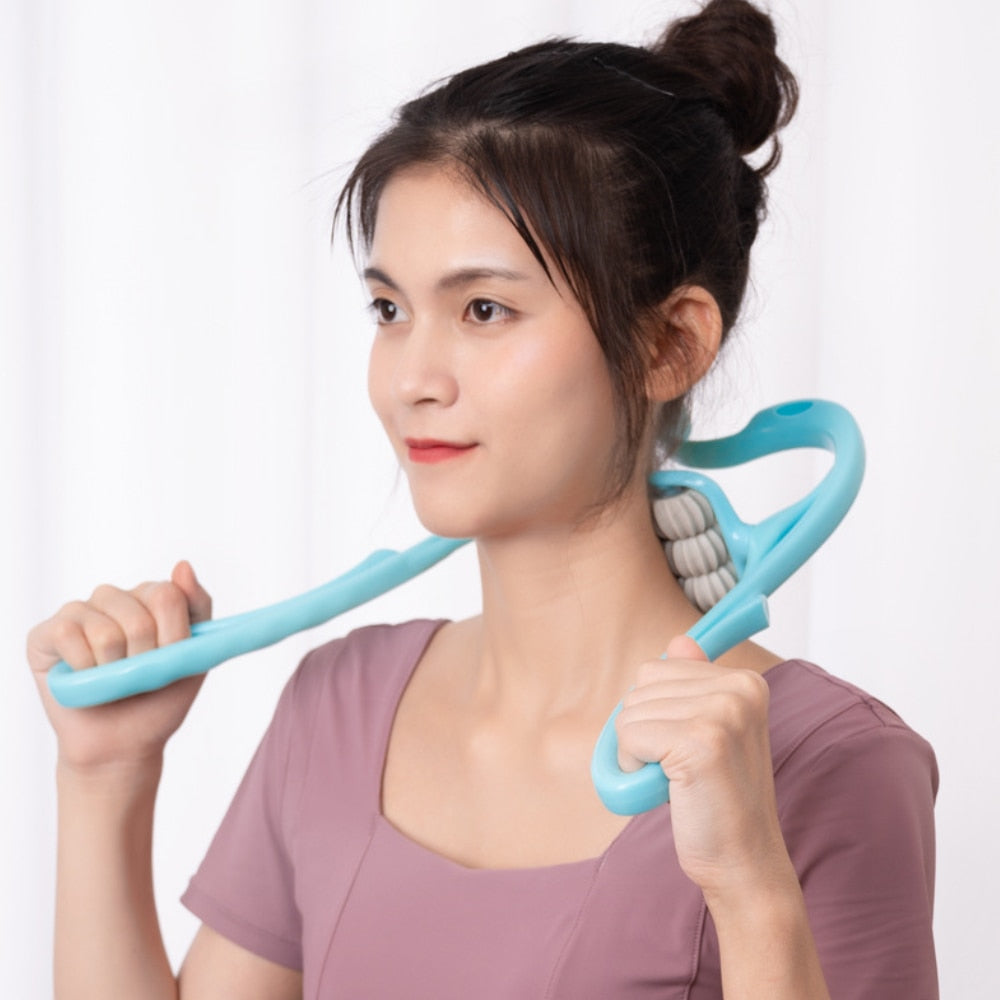 HexoRelief 6-Roller Pressure Point Full Body Massager